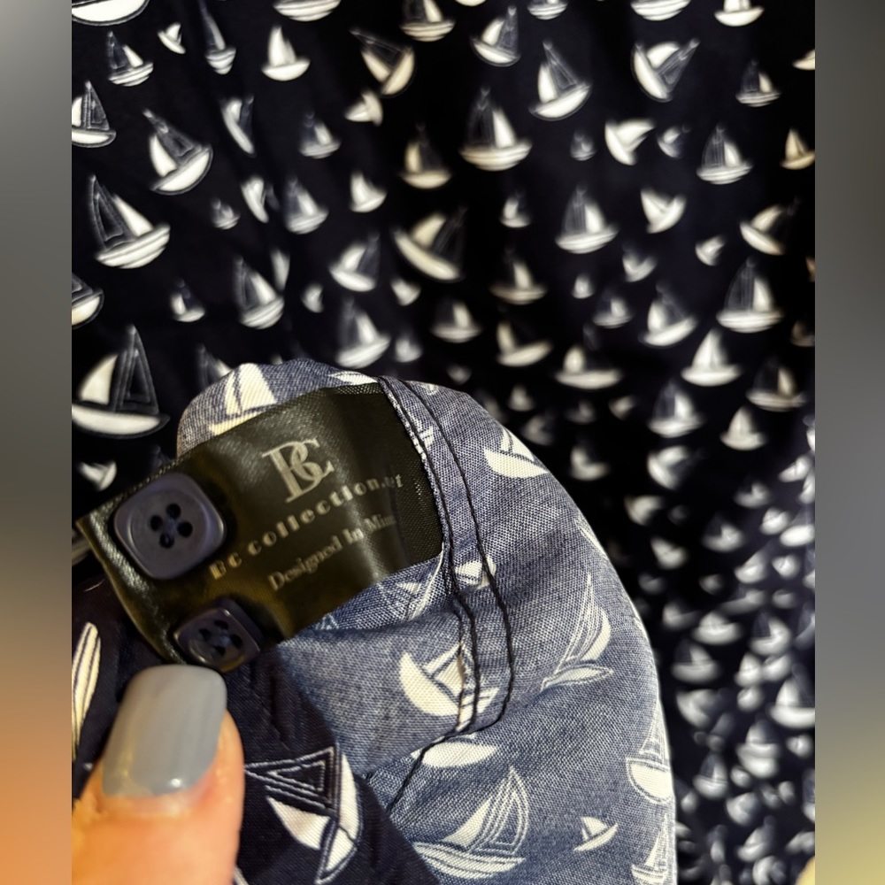 BC Collection Sail Boat Button Up - Picture 6 of 7